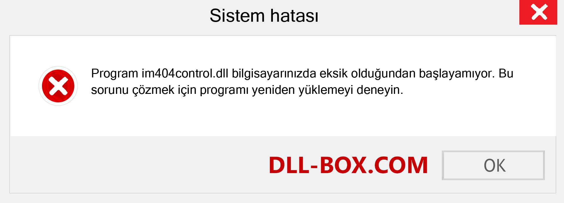 im404control.dll dosyası eksik mi? Windows 7, 8, 10 için İndirin - Windows'ta im404control dll Eksik Hatasını Düzeltin, fotoğraflar, resimler